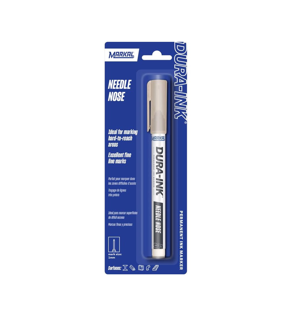 Markal 96524 Dura-ink Needle Nose Permanent Marker, Black