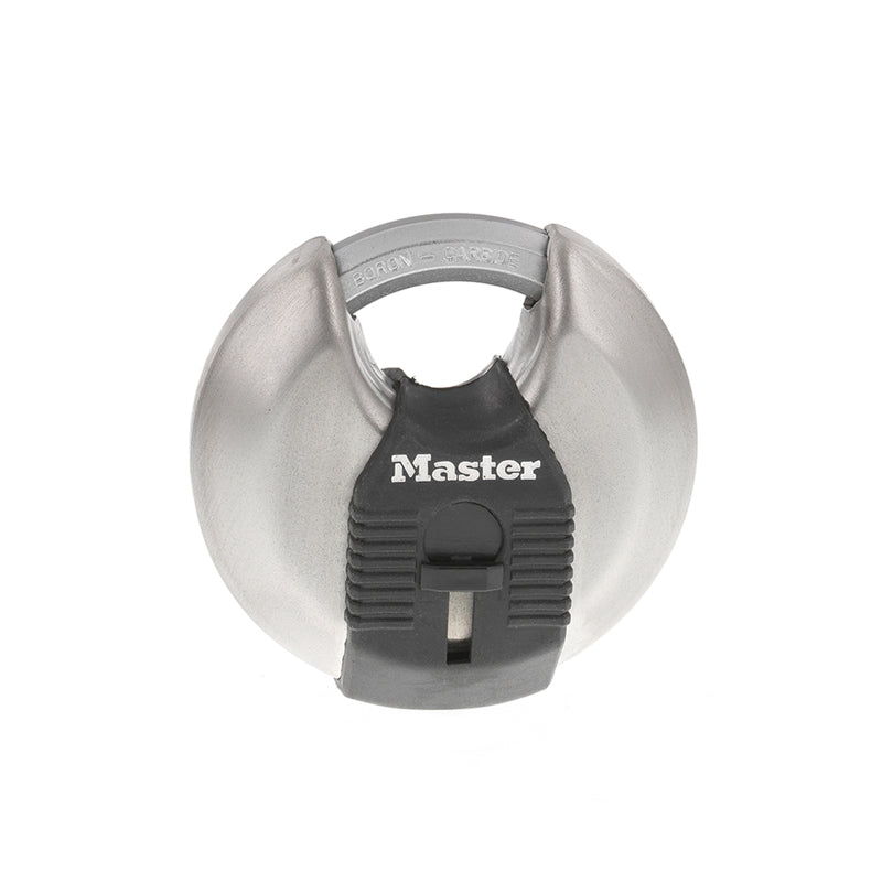 Master Lock M40XKAD Magnum Disk Padlock, Black/Gray