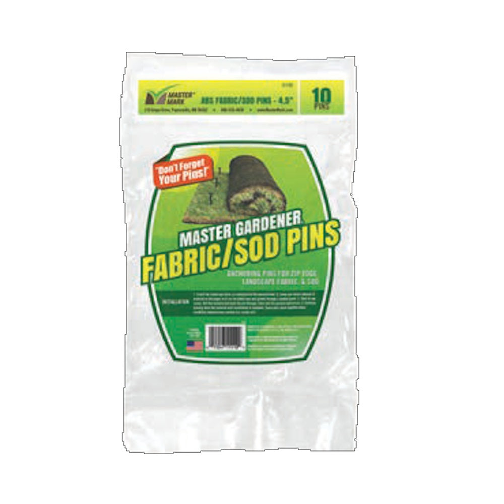 Master Mark 11110 Master Gardener Fabric Sod Pins, Plastic