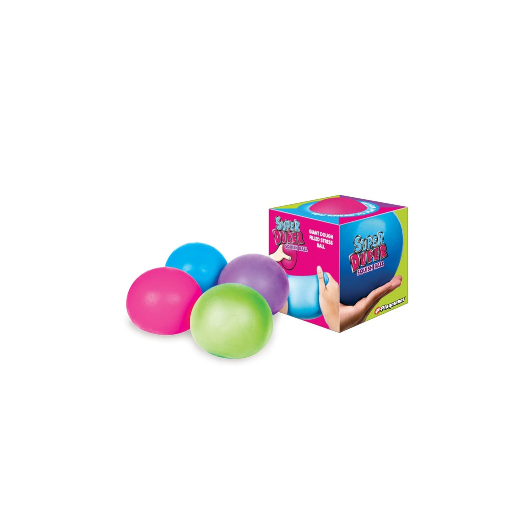 Master Toys & Novelties 19312 Playmaker Super Duper Squish Ball, Assorted Colors