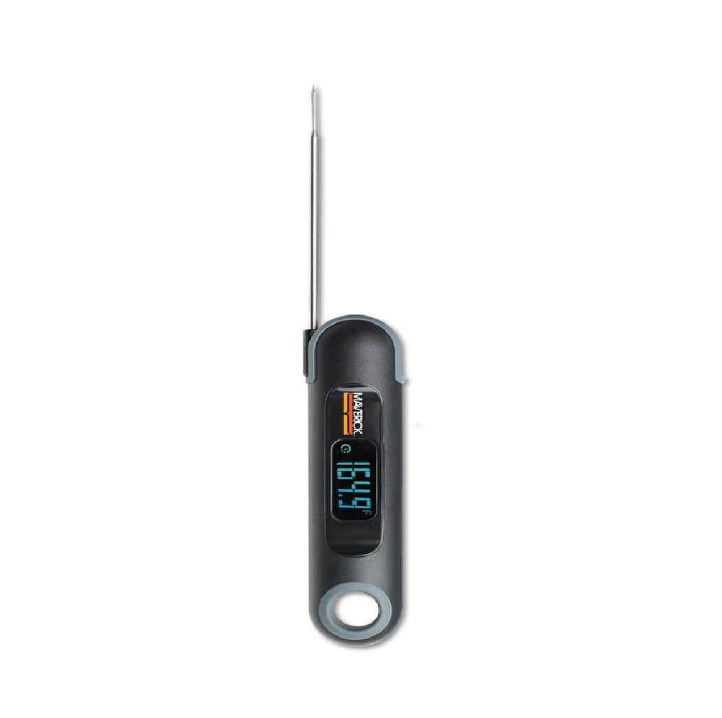 Maverick PT-75 Temperature & Time Instant-Read Thermometer, Black