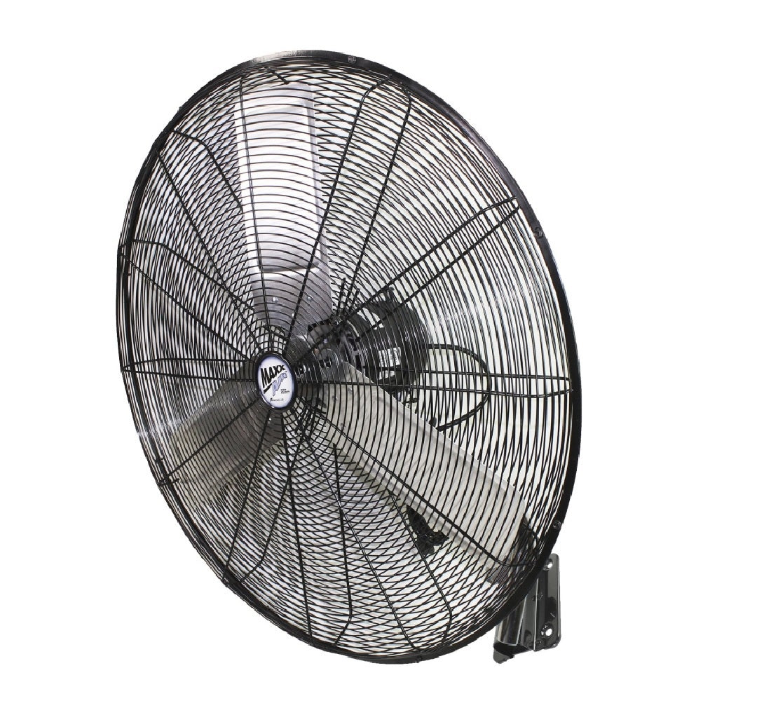 MaxxAir HVPF 30 OSCWM Wall-Mount Fan, Black/Mill