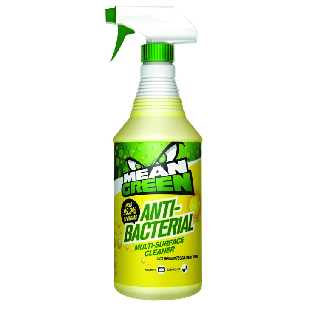Mean Green MG10532 Lemon Scent Antibacterial Cleaner, 32 Oz