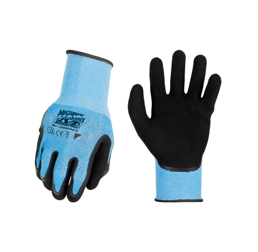Mechanix Wear S1CB-03-500 CoolMax SpeedKnit Men's Work Gloves, Blue