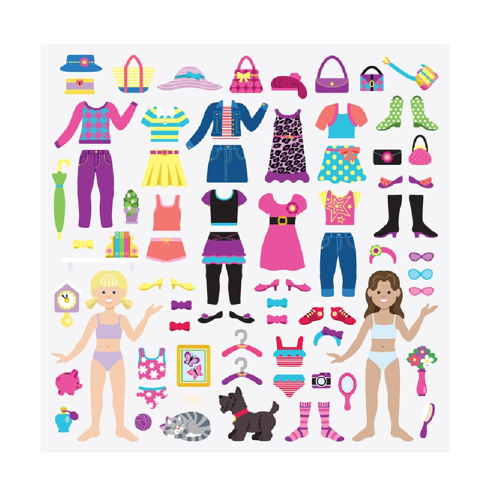 Melissa & Doug 2195 Dress Up Puffy Sticker Play Set, 76 Sticker