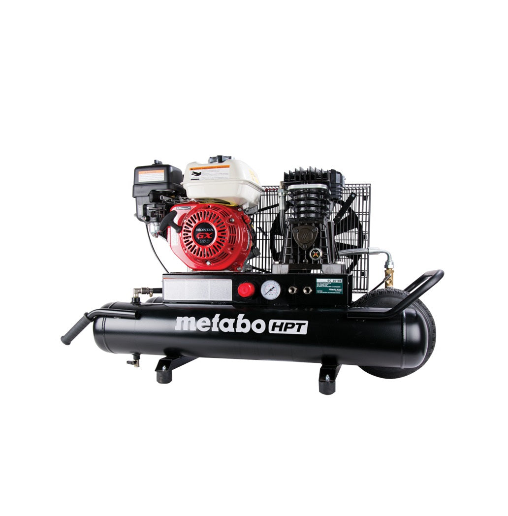 Metabo EC2510EM HPT Gas Powered Air Compressor, Cast Iron, 5.5 HP