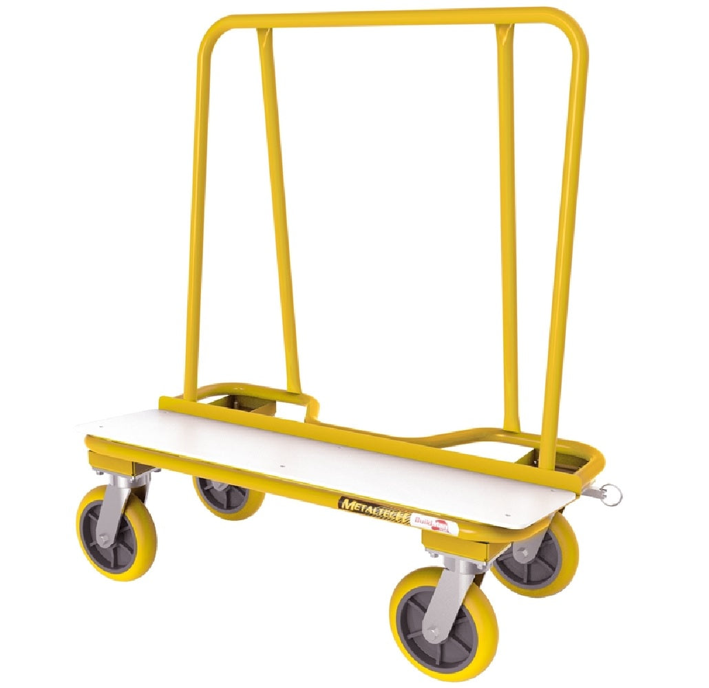 Metaltech I-BMD2131YGR 2000 Series Drywall Cart, Yellow, 38" L