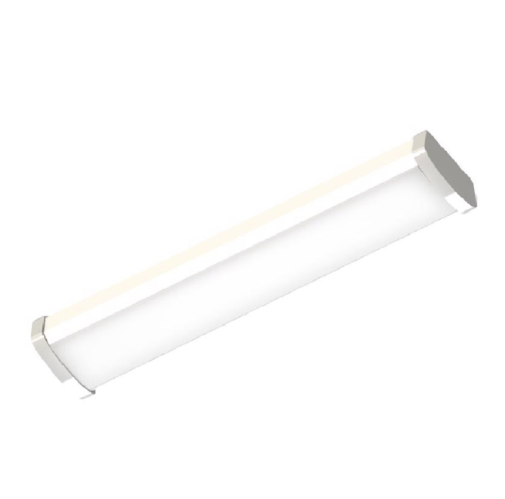 Metalux 4NW35C3R LED Wraparound Light Fixture, White