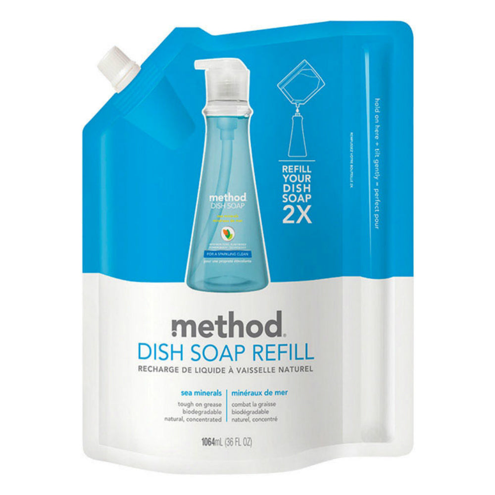 Method 72056 Dish Soap Refill, Sea Mineral, 36 Oz