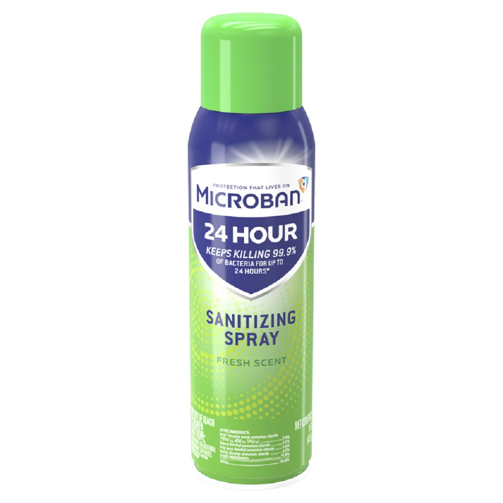 Microban 48665 Fresh Sanitizer and Deodorizer, 15 Oz