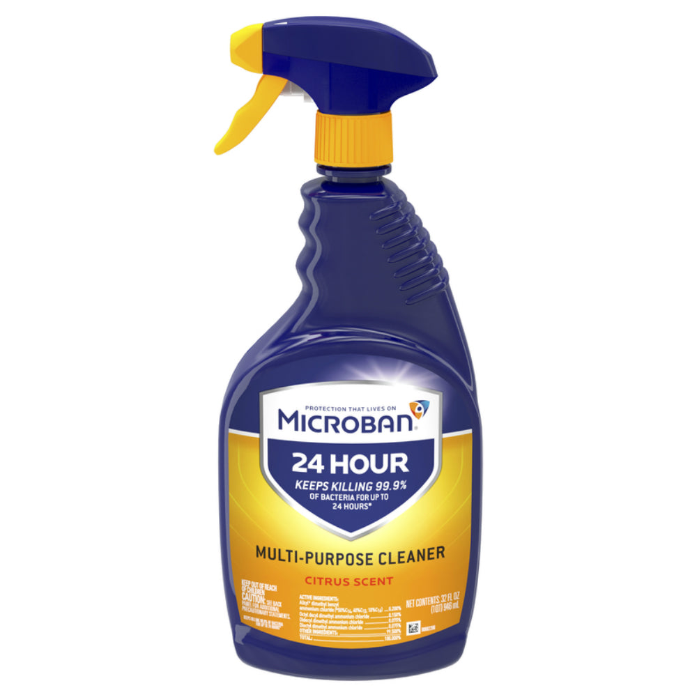 Microban 47415 Multi-Purpose Cleaner, Citrus, 32 oz