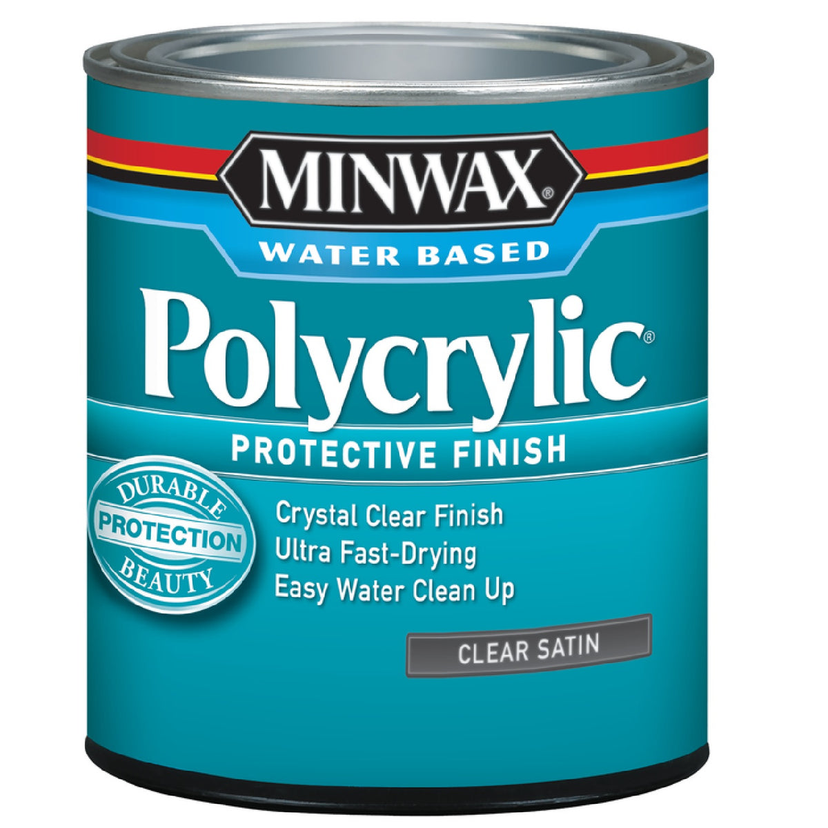 Minwax 23333 Satin Clear Polycrylic, 1/2 Pint