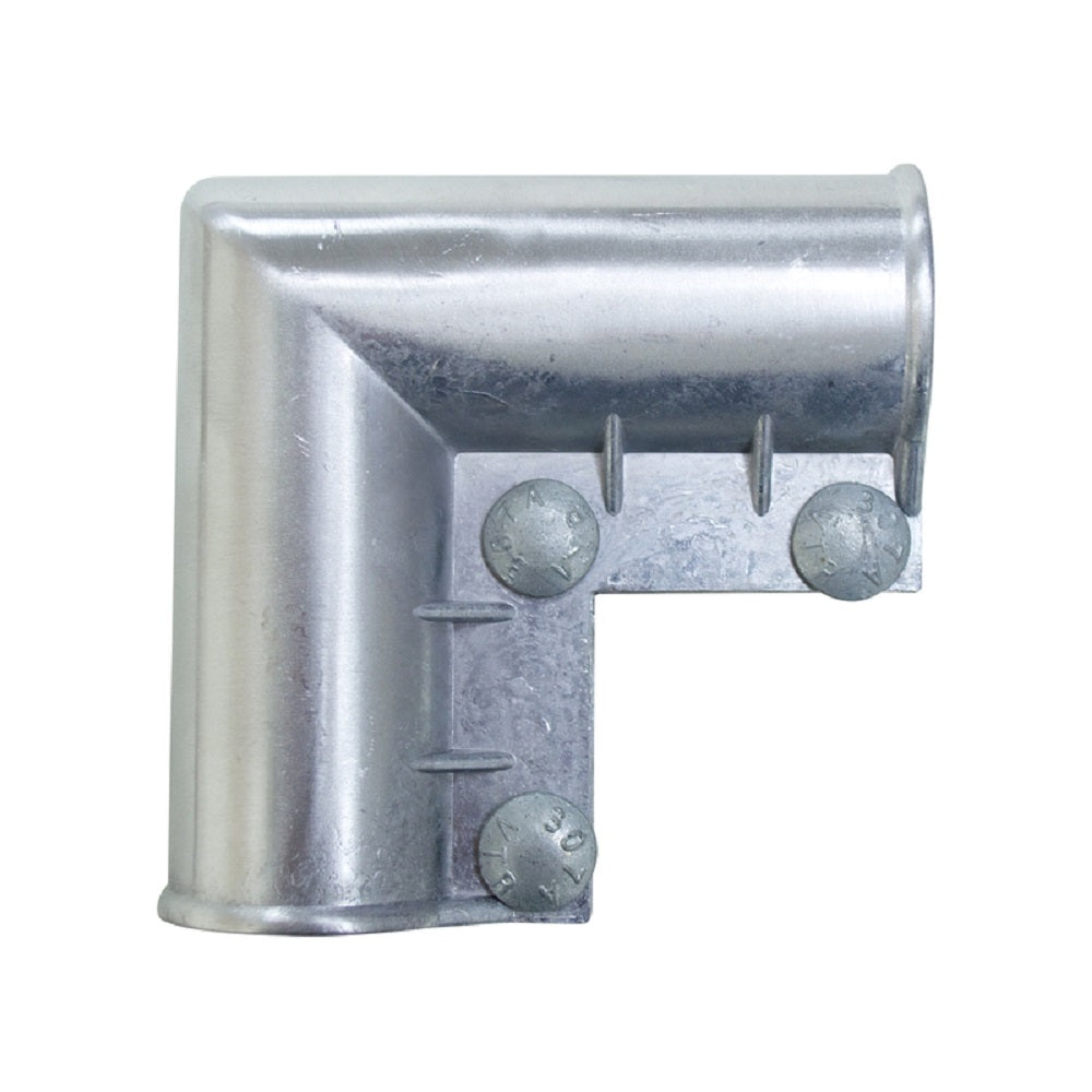 Midwest 328623C Aluminum Gate Elbow, Silver, 1-3/8"