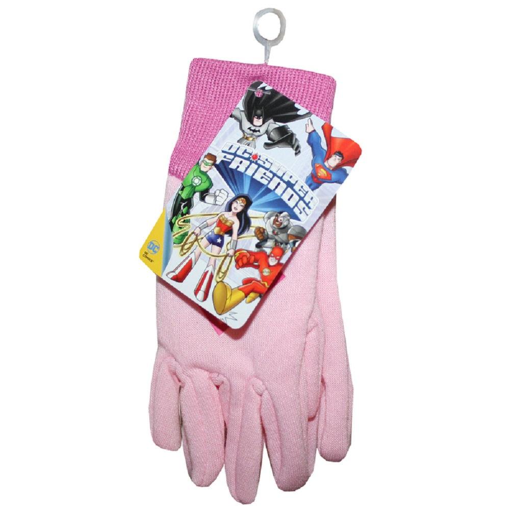 Midwest Quality Gloves DCS102T Warner Bros Gardening Gloves, Cotton, Pink