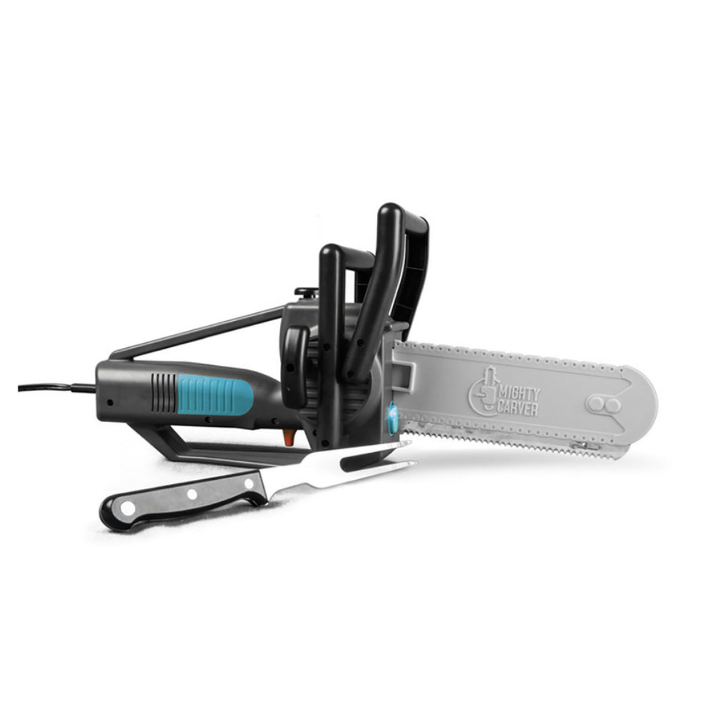 Mighty Carver 3246-WP-102 Electric Carving Knife, Black/Blue/Gray