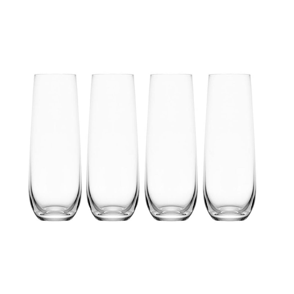 Mikasa 5308595 Parker Stemless Champagne Flutes, 9.5 Ounce Capacity