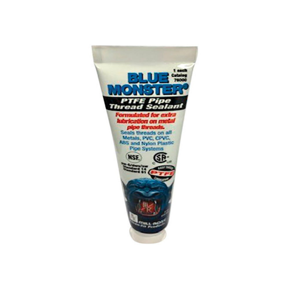 Mill-Rose 76000 Blue Monster Pipe Thread Sealant, White,  2 oz.