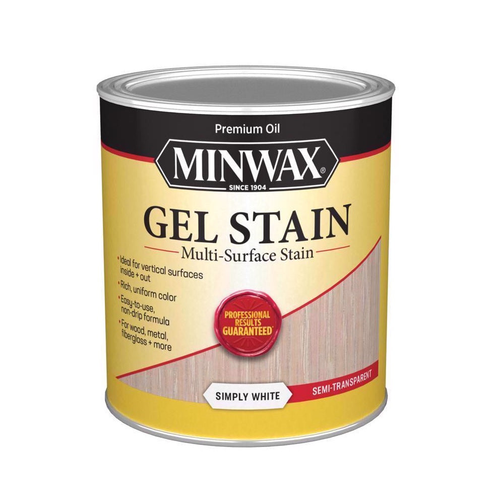 Minwax 616110444 Semi-Transparent Gel Stain, 1 Quart