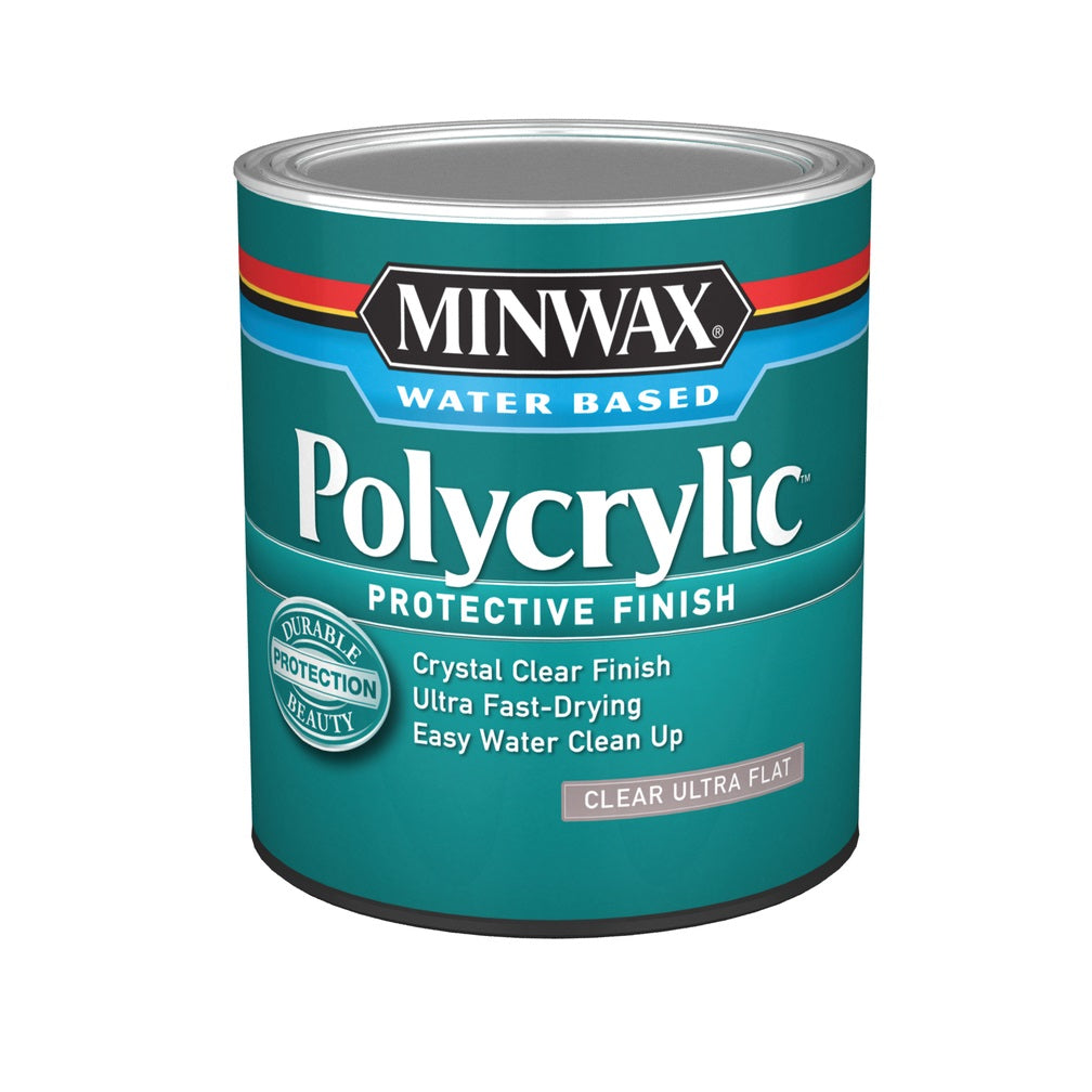 Minwax 611114444 Water-Based Polyurethane, Clear, 1 Quart