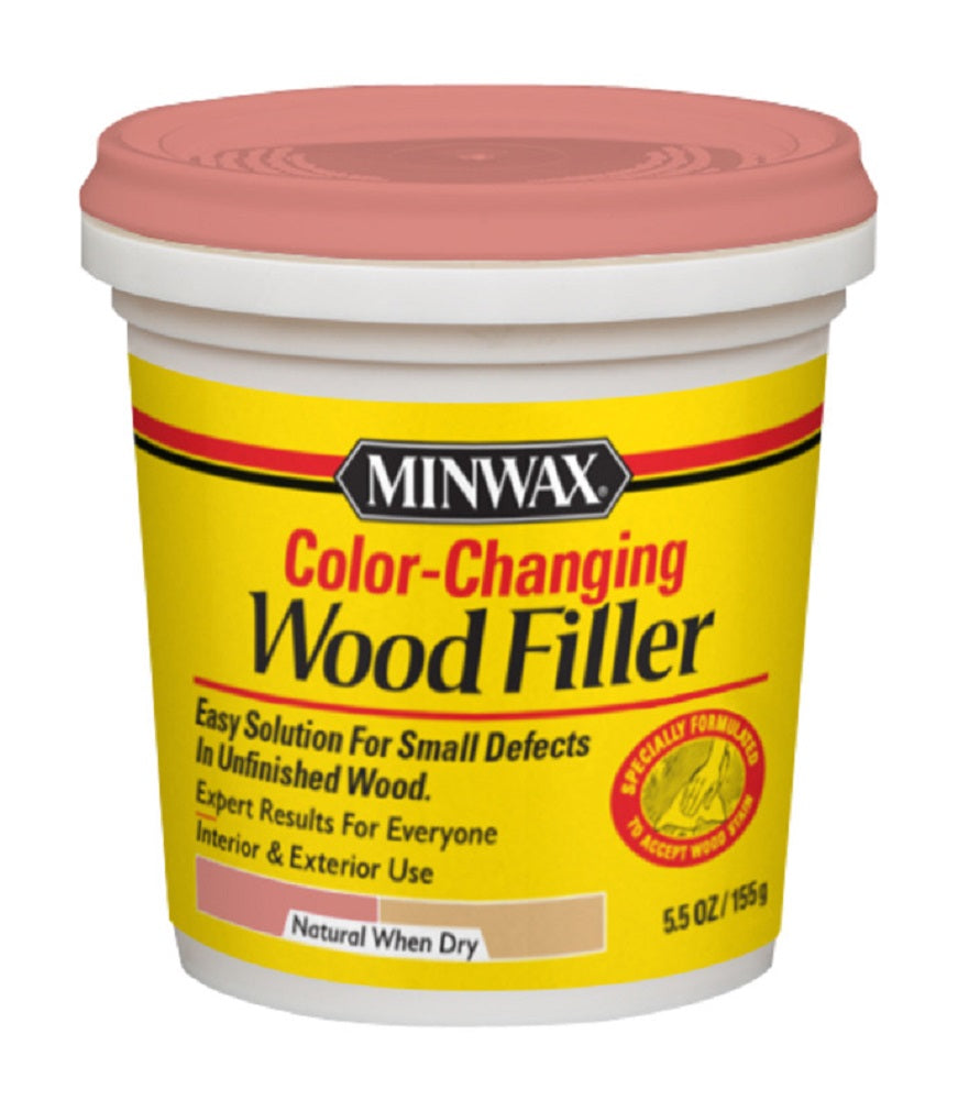 Minwax 448600000 Wood Filler, Liquid, Natural, 5.5 Oz