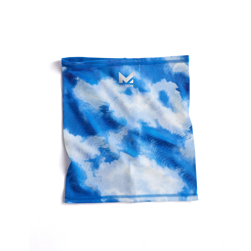 Mission 5162 Youth Lapis Blue Cloud Neck Gaiter, Pack of 2