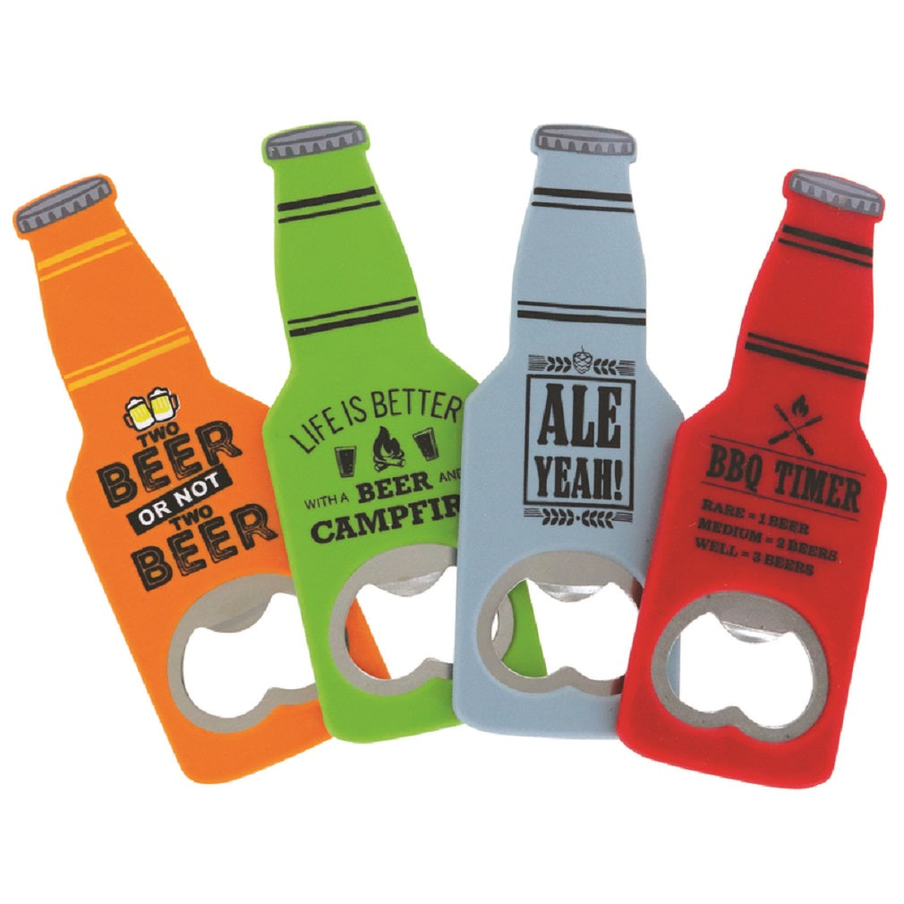 Modern Monkey BOTO-AS24 Manual Bottle Opener, Silicone, Assorted Color