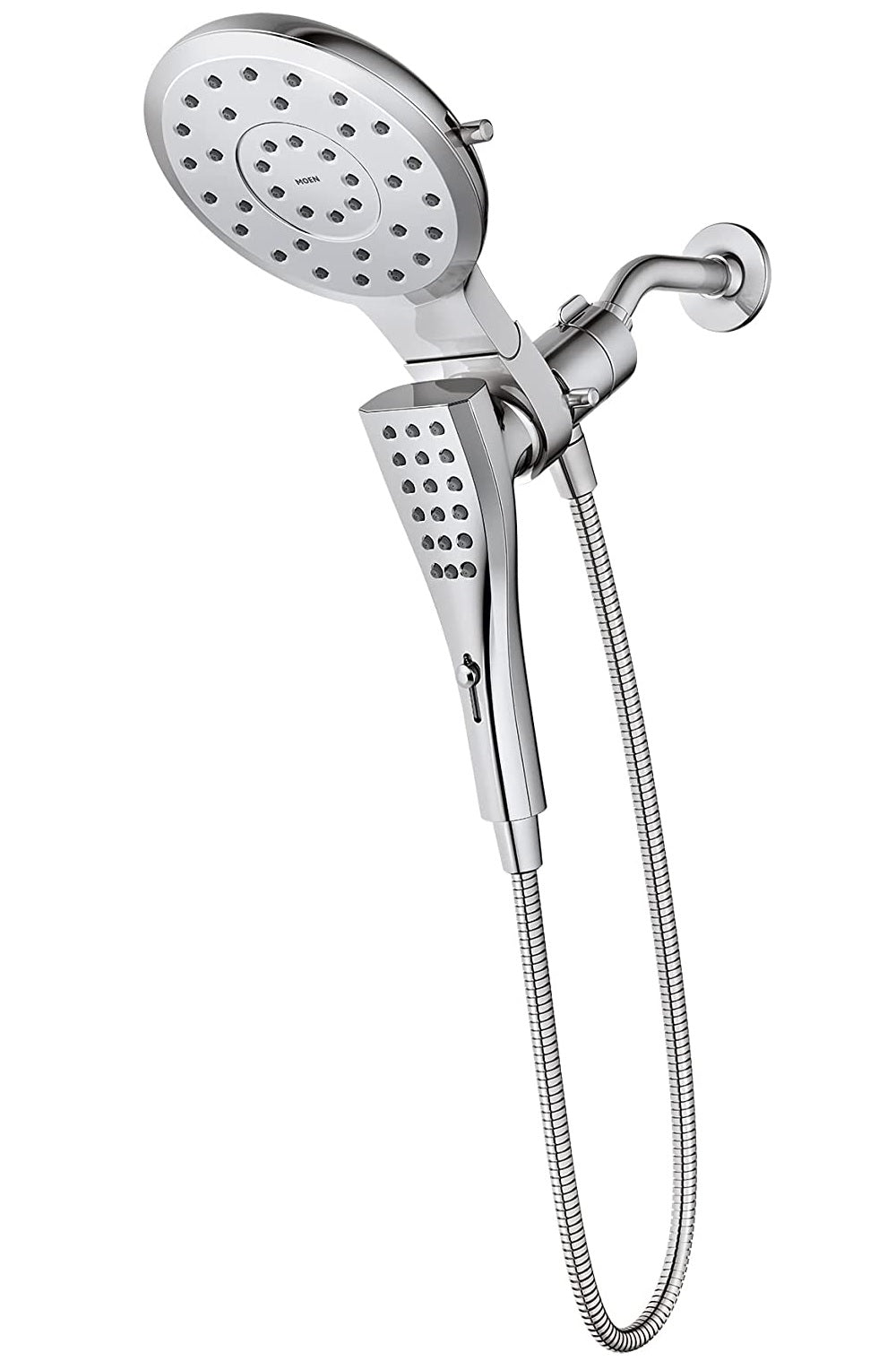 Moen 220C2 Eight-Function Rainshower + Handheld Shower Head, Chrome