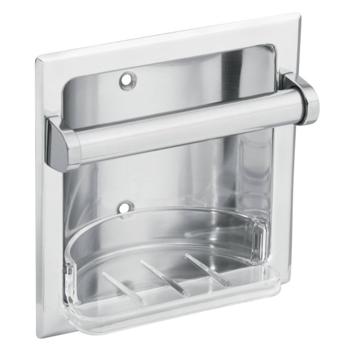 Moen 2565CH Commercial Recessed Soap Holder, Bright Chrome