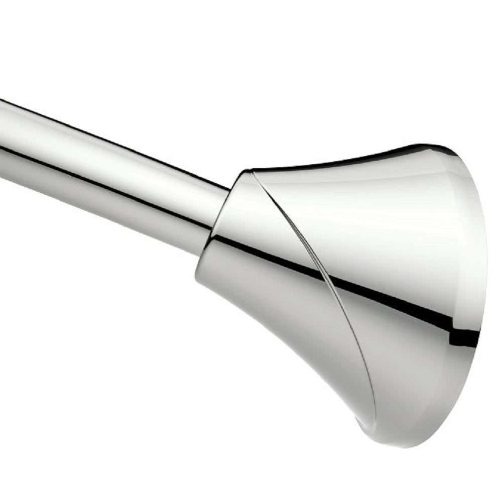 Moen CSR2172CH Adjustable Tension Curved Shower Rod, Bright Chrome