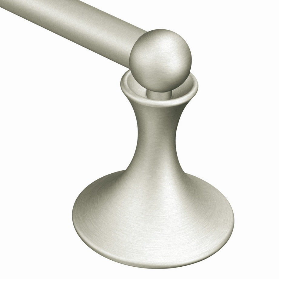 Moen DN7724BN Lounge Towel Bar, 24", Brushed Nickel