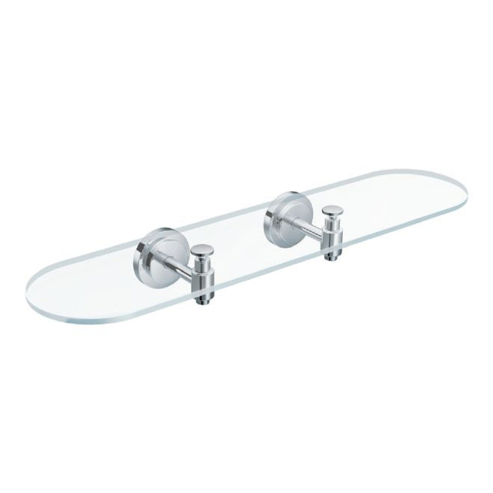 Moen DN0790CH Iso Glass Vanity Shelf, Bright Chrome