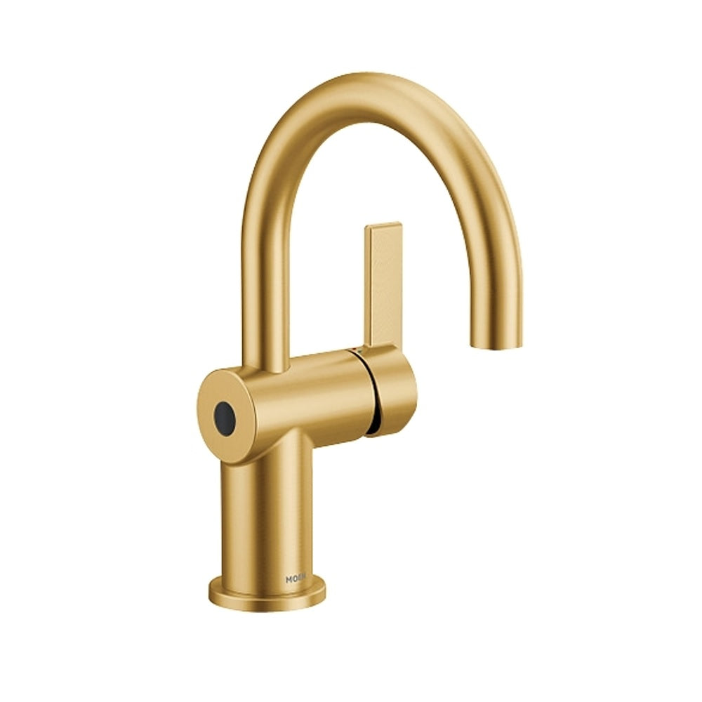 Moen 6221EWBG Cia One-Handle Lavatory Bathroom Faucet, Brushed Gold