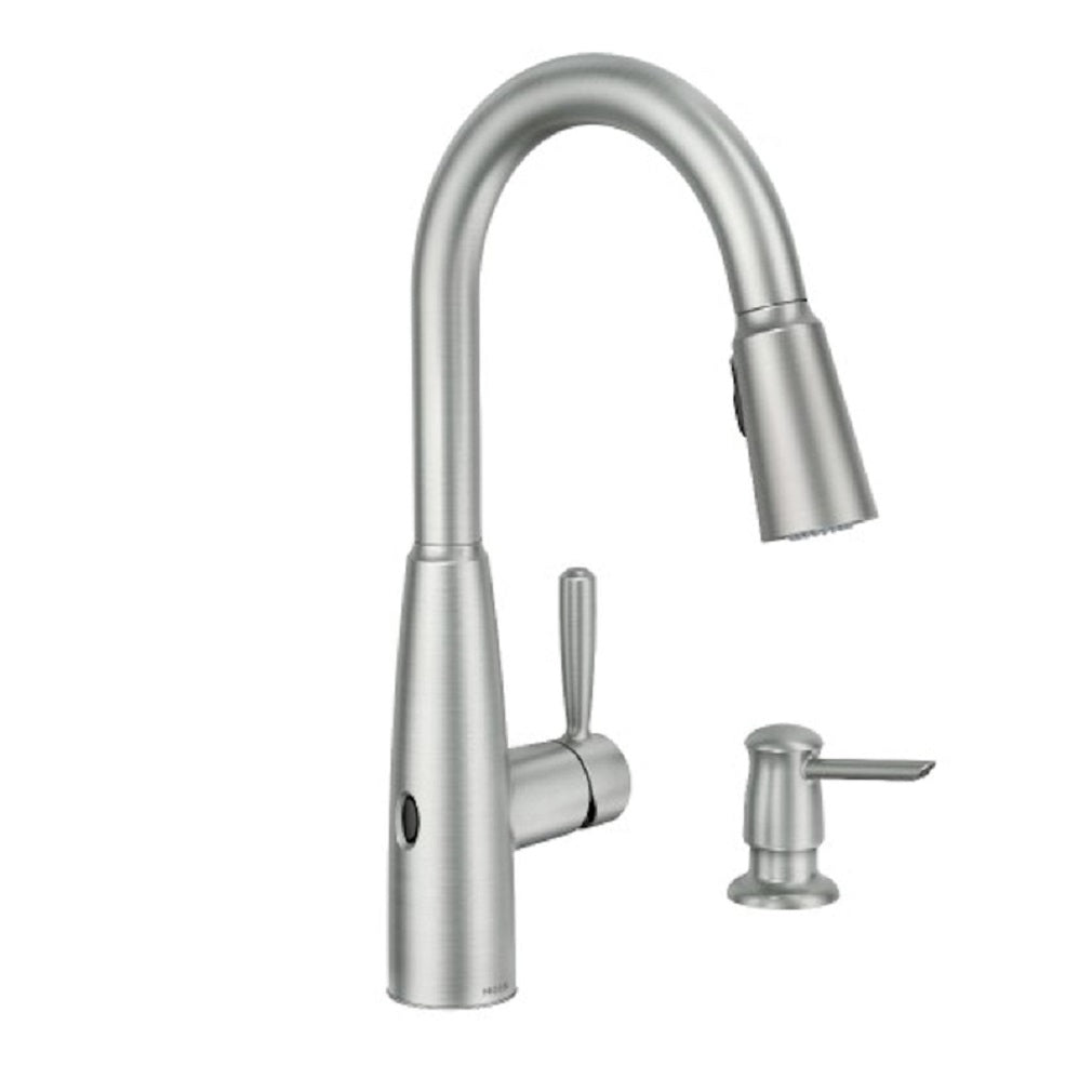 Moen 87696EWSRS Pulldown Kitchen Faucet with Motion Sensor, Stainless Steel