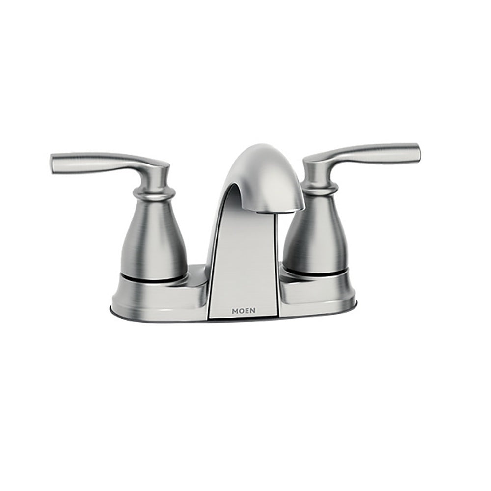 Moen 84532SRN Hilliard Two-Handle Bathroom Faucet, Brushed Nickel