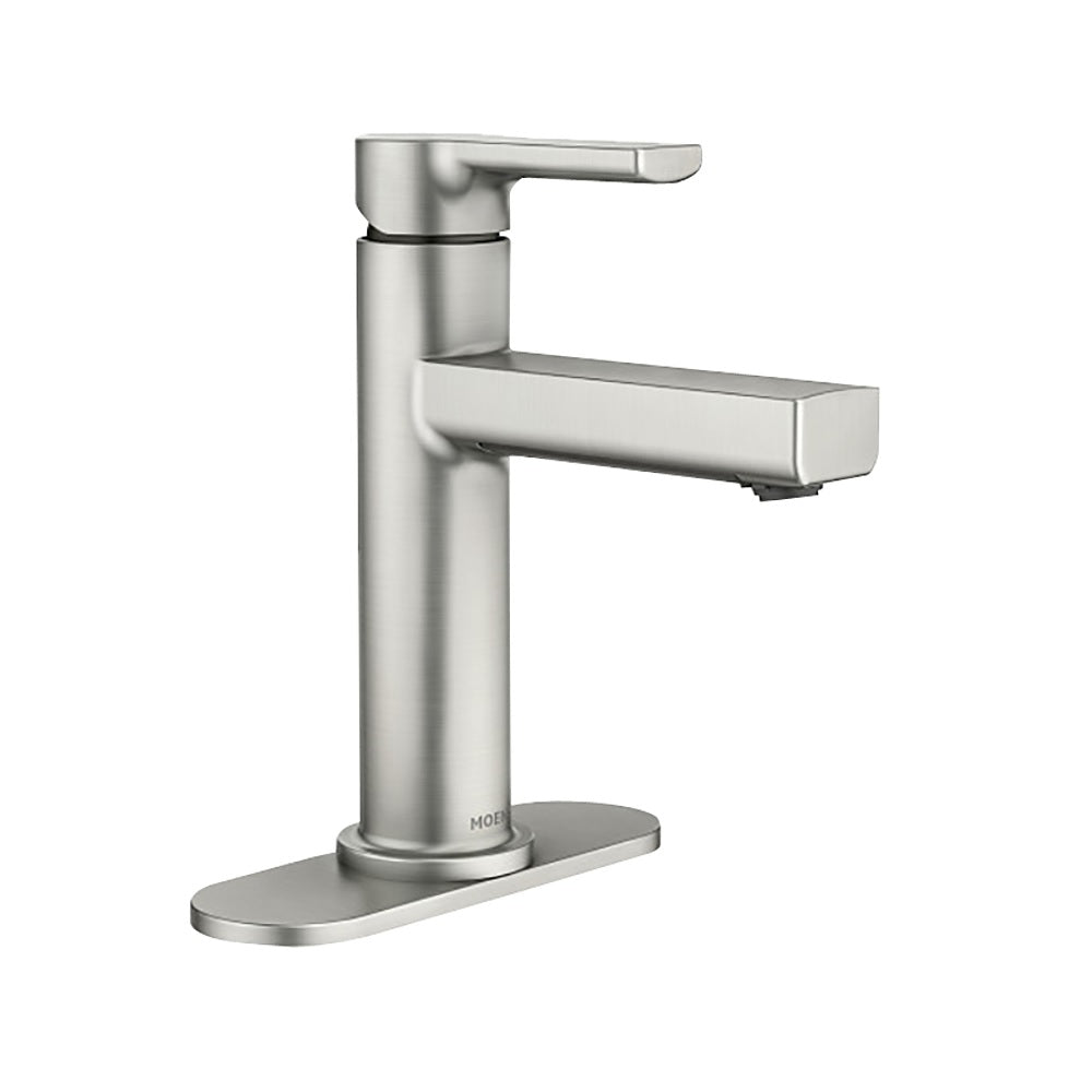 Moen 84627SRN Rinza One-Handle Lavatory Bathroom Faucet, Brushed Nickel