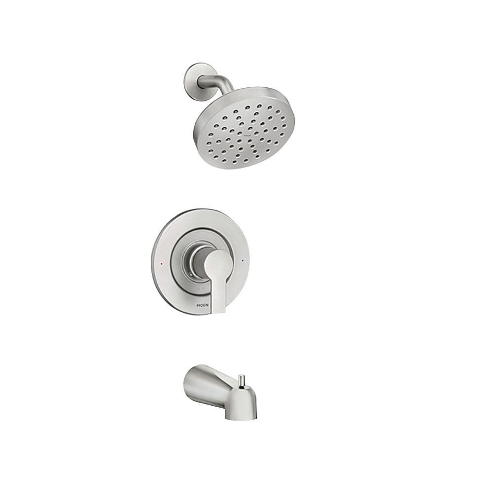 Moen 82628SRN Rinza Posi-Temp Tub and Shower Faucet, Brushed Nickel