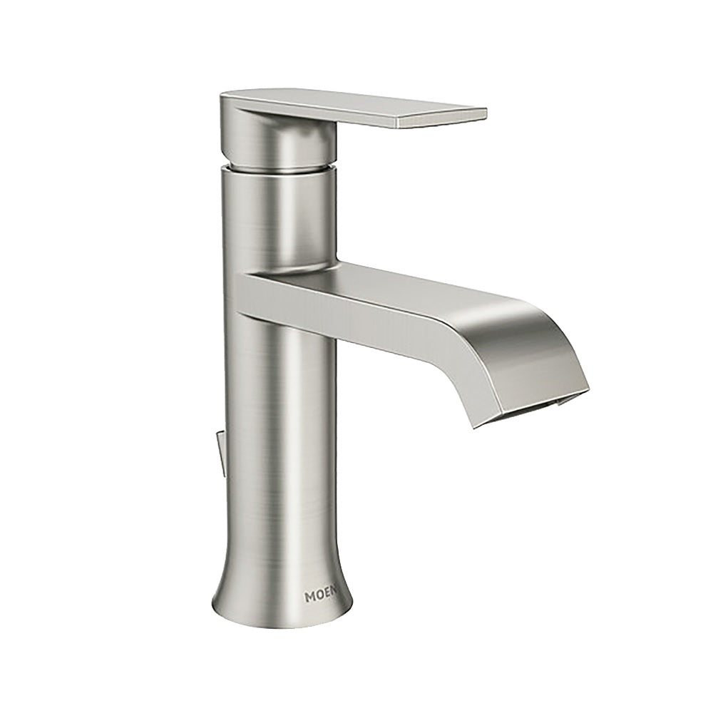 Moen WS84760SRN Genta Single Handle Bathroom Faucet, Spot Resist Brushed Nickel