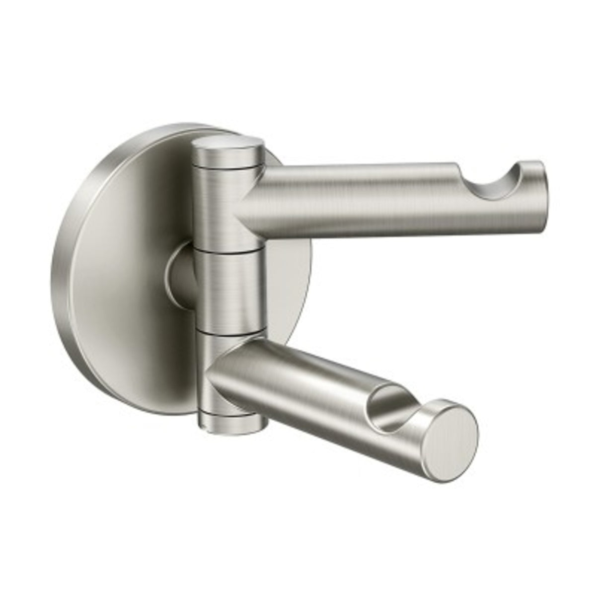 Moen YB0402BN Align Swiveling Double Robe Hook, Brushed Nickel