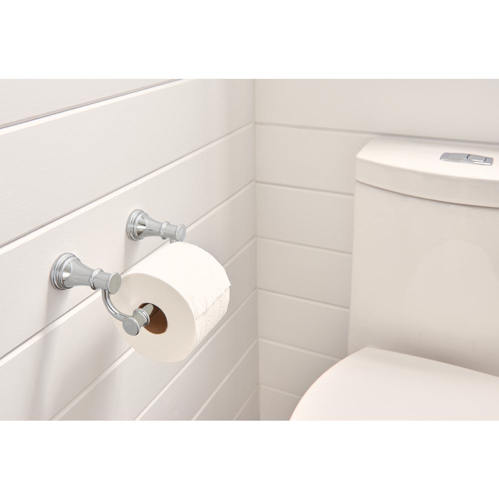 Moen YB6408CH Belfield Pivoting Toilet Paper Holder, Bright Chrome