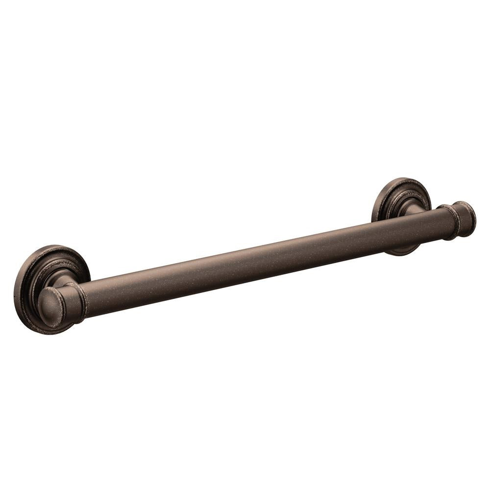 Moen YG6412ORB Belfield Bathroom Grab Bar, 12", Oil Rubbed Bronze