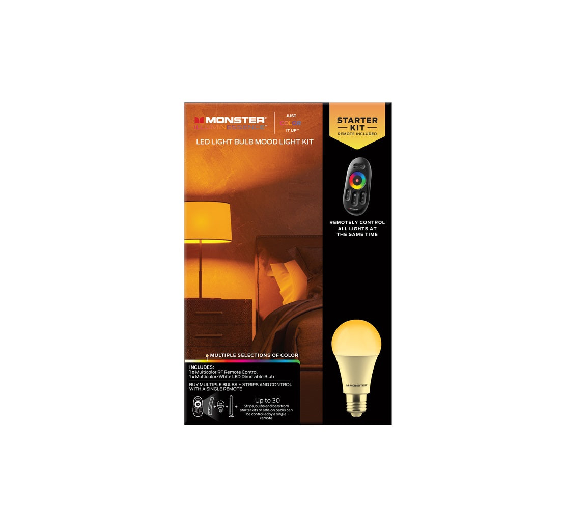 Monster MML-MLCB Illuminessence Mood Light Color Bulb Kit, Multi-Colored