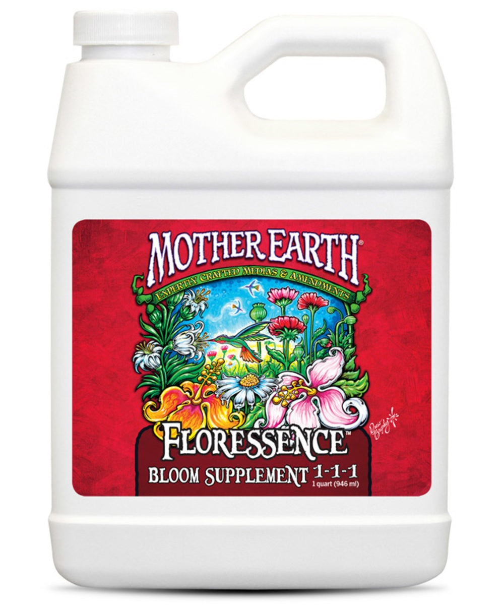 Mother Earth HGC733941 Floressence Bloom Supplement Hydroponic Plant Nutrients, 1 Quart