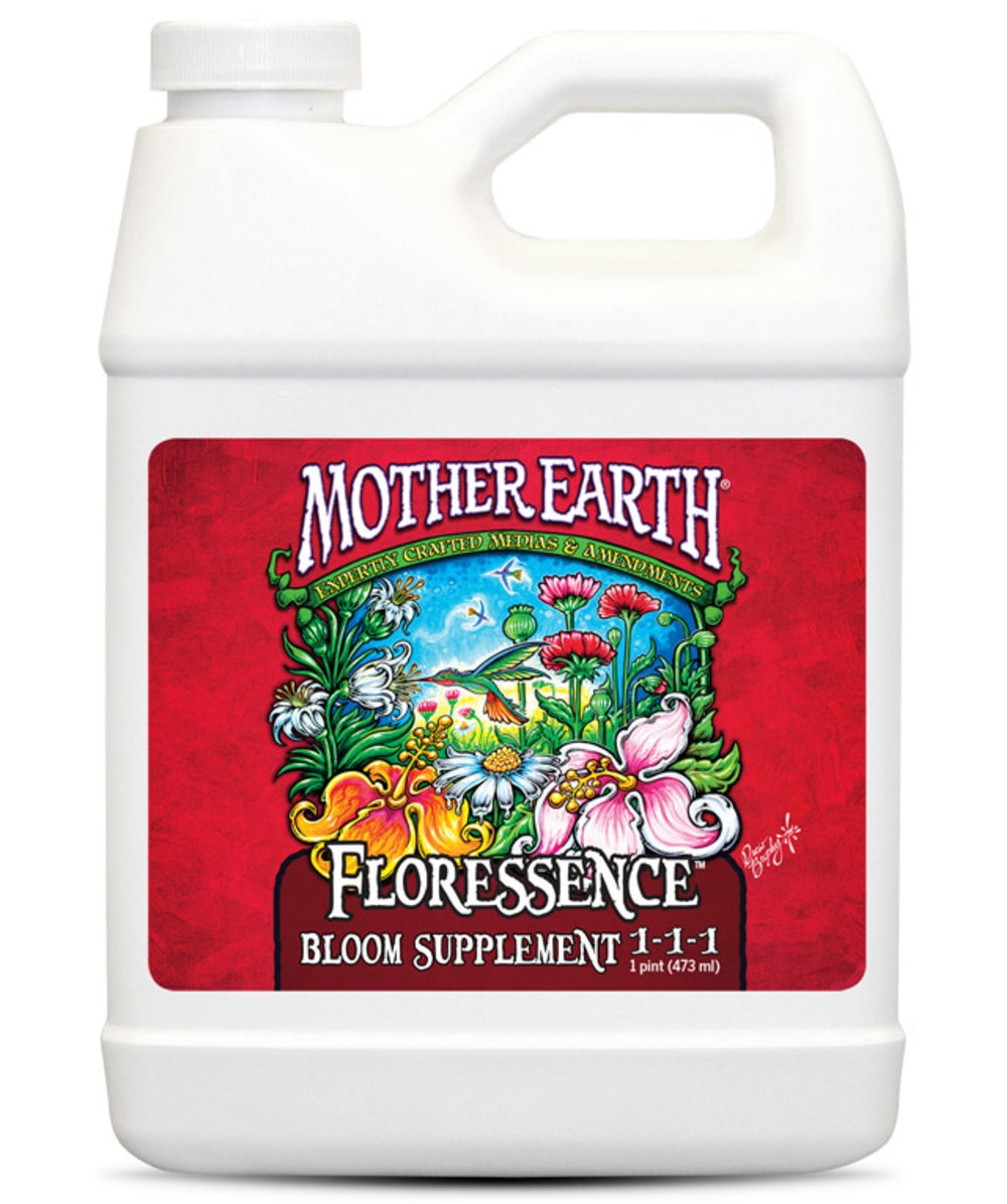 Mother Earth HGC733940 Floressence Bloom Supplement Hydroponic Plant Nutrients, 1 Pint