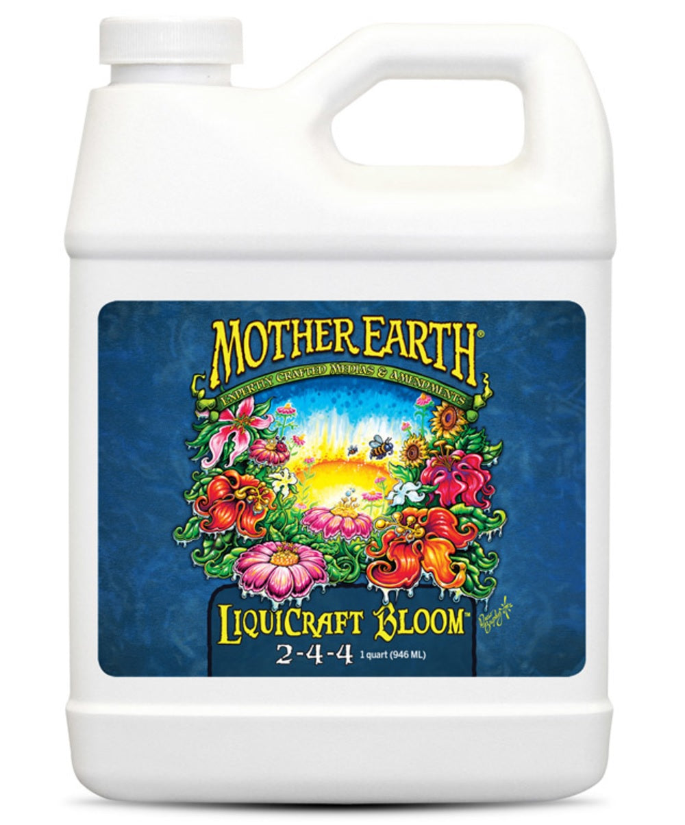 Mother Earth HGC733936 Liquicraft Bloom Hydroponic Plant Nutrients, 1 Quart