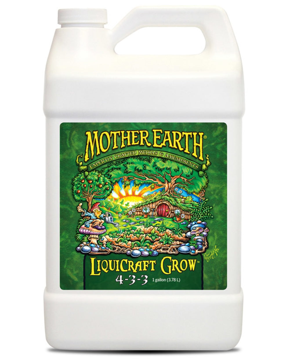 Mother Earth HGC733933 Liquicraft Grow Hydroponic Plant Nutrients, 1 Gallon