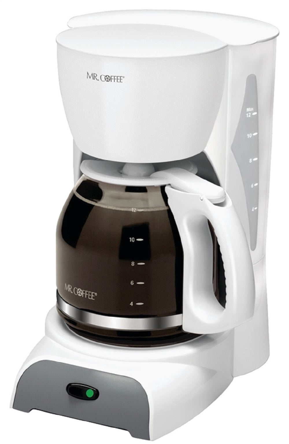 Mr. Coffee SK12-RB Coffeemaker, 12-Cup, White