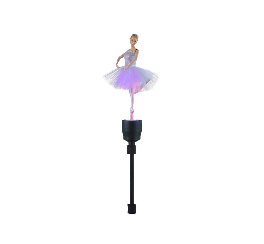 Mr. Christmas 10890AC LED Ballerina Tree Topper, Color Changing