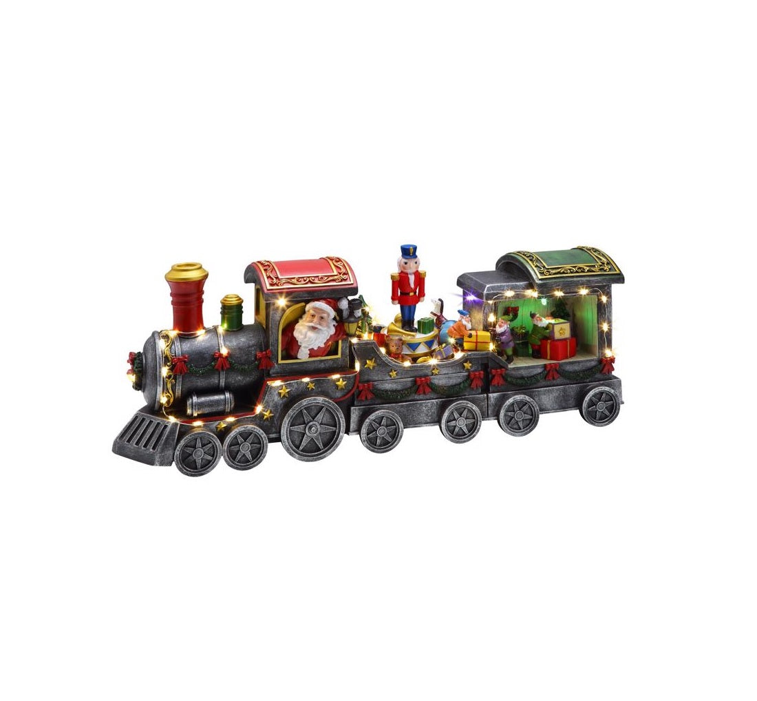 Mr. Christmas 23276AC LED Train Animated Decor, Resin