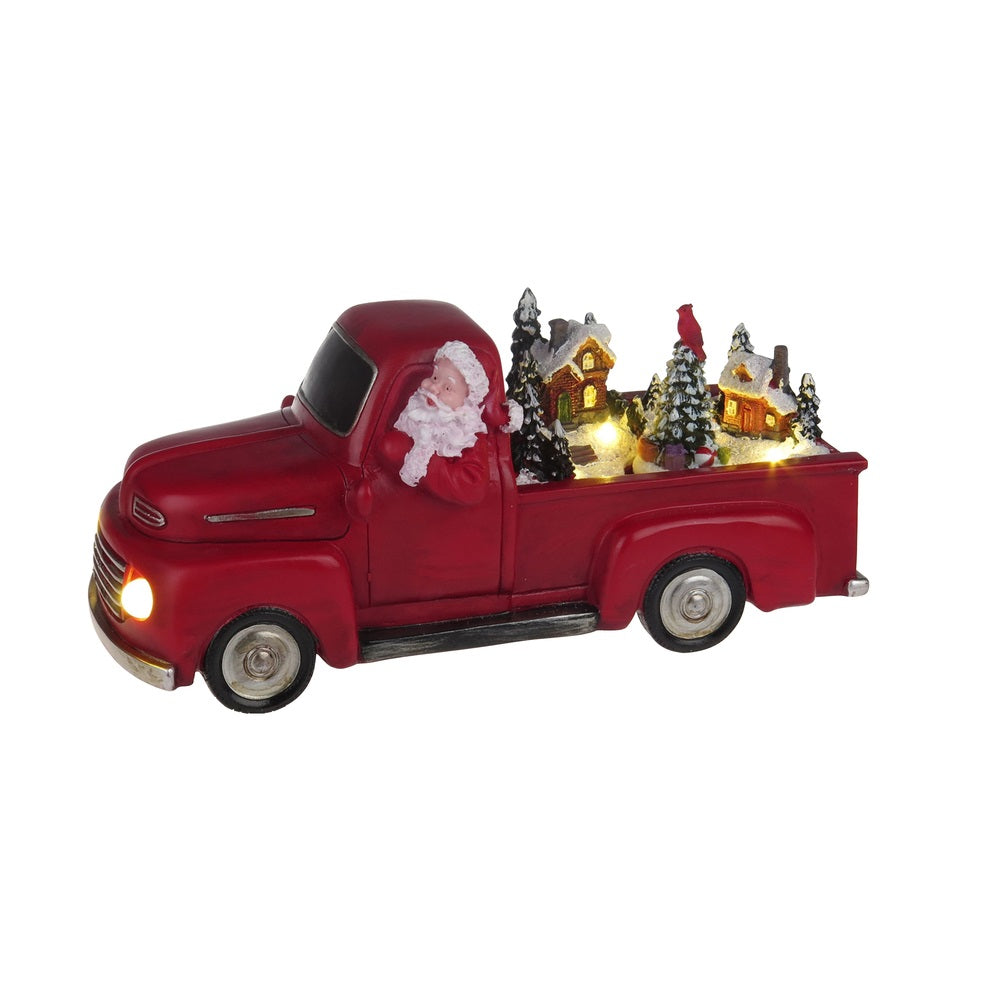 Mr. Christmas 22843 Christmas LED Pickup Truck, Red