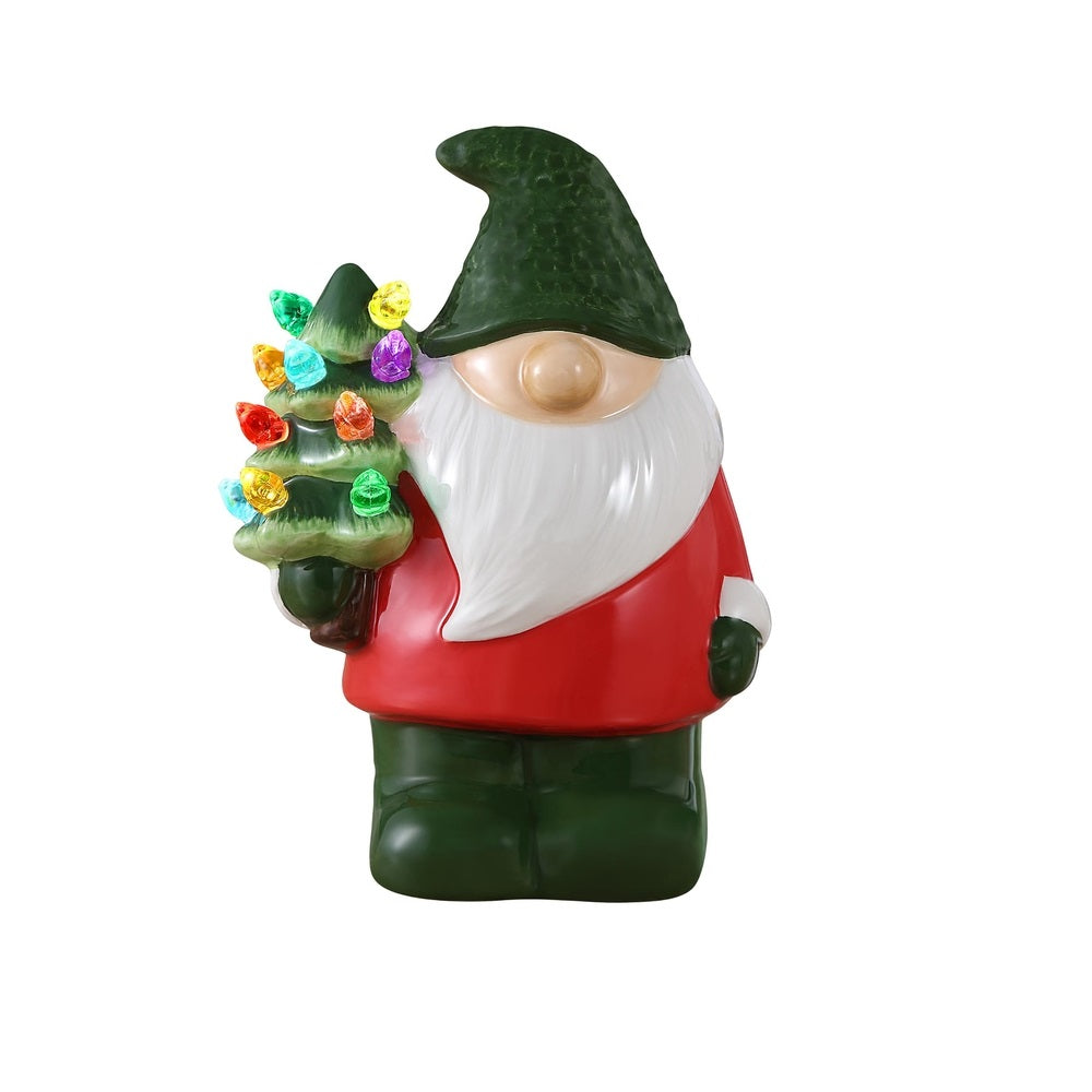 Mr. Christmas 23193 Mini Ceramic Christmas Gnome